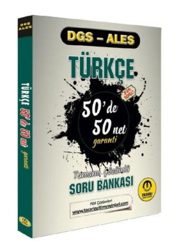 Tasarı DGS ALES Türkçe 50 de 50 Net Garanti Soru Bankası Özgen Bulut