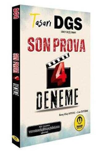 Tasarı Eğitim Yayınları DGS Son Prova 4 Çözümlü Deneme Cem Öztürk