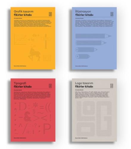 Tasarım Fikirler Kitapları - 40 Ustadan İlhamlar (4 Kitap) Steven Hell