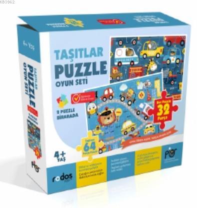 Taşıtlar Puzzle Oyun Seti (4+Yaş)