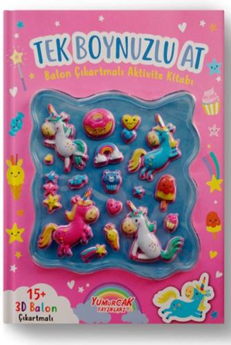 Tek Boynuzlu At Balon Çıkartmalı Aktivite Kitabı