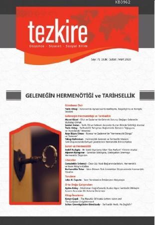 Tezkire 71 Sayı Ocak-Şubat-Mart 2020 Kolektif