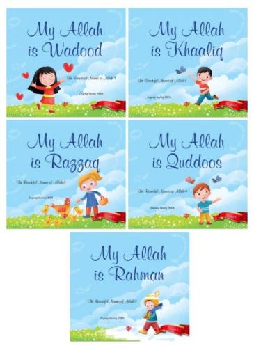 The Beautiful Names Of Allah 1 - 5 Book Set Zeynep Sevinç Eren