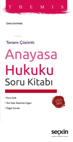 Themis – Anayasa Hukuku Soru Kitabı – Anayasa Hukuku Soru Kitabı