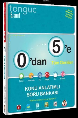 Tonguç Yayınları 5. Sınıf 0 dan 5 e Tüm Dersler Konu Anlatımlı Soru Bankası Tonguç