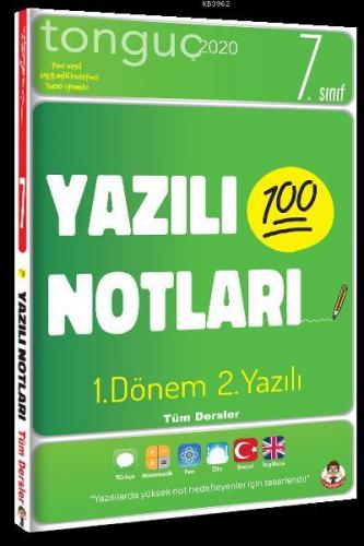 Tonguç Yayınları 7. Sınıf 1. Dönem 2. Yazılı Notları Tonguç Kolektif