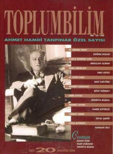 Toplumbilim Sayı: 20Ahmet Hamdi Tanpınar Özel Sayısı