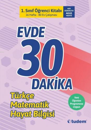 Tudem Yayınları 1. Sınıf Evde 30 Dakika Öğrenci Kitabı Tudem