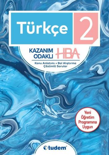 Tudem Yayınları 2. Sınıf Türkçe Kazanım Odaklı HBA Tudem