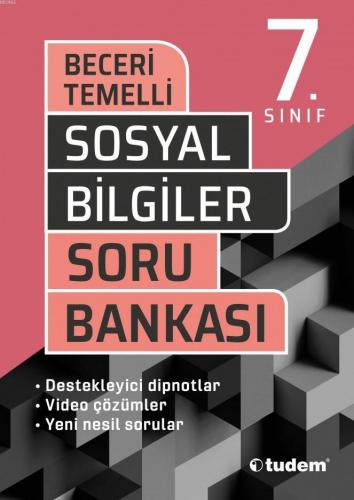 Tudem Yayınları 7. Sınıf Sosyal Bilgiler Beceri Temelli Soru Bankası T
