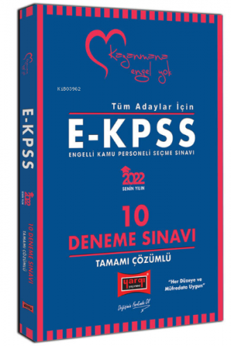 Tüm Adaylar İçin EKPSS Tamamı Çözümlü 10 Deneme Sınavı
