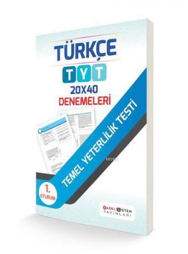 TYT 1. Oturum Türkçe 20x40 Denemeleri