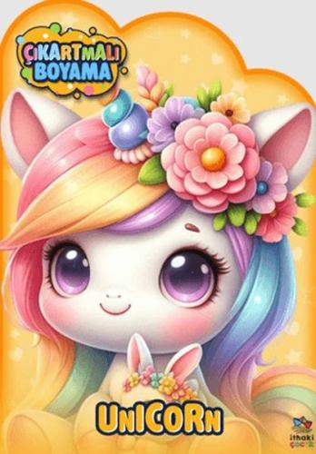 Unicorn Zamanı - Çıkartmalı Boyama Kitabı Kolektif