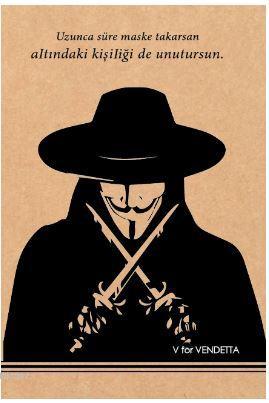 V For Vendetta - Kraft Defter