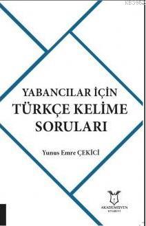 Yabancılar İçin Türkçe Kelime Soruları