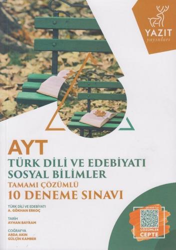 Yazıt Yayınları AYT Türk Dili ve Edebiyatı Sosyal Bilimler Tamamı Çözümlü 10 Deneme Sınavı Yazıt
