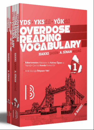 YDS YÖKDİL YKSDİL Overdose Reading Vocabulary (Set) Hakkı Şahin
