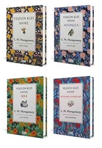 Yeşilin Kızı Anne Seti (4 Kitap Takım) Ciltli L. M. Montgomery